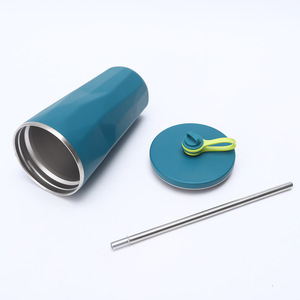 Stainless Steel Tumbler 304 Vacuum Insulated With Straw Portable Travel Cup For Office Car Home Outdoor Use - Product Image 4