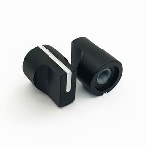 JT Black Silver 18T Shaft D Shaft Micro Knobs โพเทนชิโอมิเตอร์หลากสี สำหรับเครื่องขยายเสียงไฮไฟ แบบติดตั้งบนแผง - Product Image 2