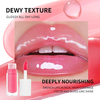 Vendeur en gros de gloss à lèvres vegan en marque privée, 16 couleurs, rouge à lèvres liquide, gloss à lèvres, logo personnalisé, maquillage, gloss à lèvres imperméable