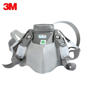 Xác thực 3m6200 Silicone nửa mặt nạ công nghiệp hô hấp bảo vệ bộ lọc cho phun khí & phòng chống bụi tái sử dụng - Product Image 5