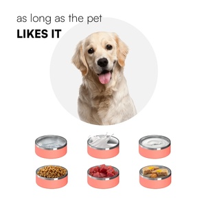 Mangkuk Anjing Stainless Steel 304 Lapis Ganda Tebal Khusus dengan Alas Anti Selip dan Kapasitas Besar untuk Memberi Makan Hewan Peliharaan - Product Image 4