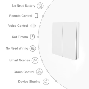 Série Bélier S111CP 1 voie Champagne or sans batterie RF433MHz interrupteur intelligent sans fil interrupteur cinétique étanche pour l'éclairage - Product Image 5