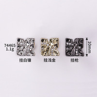xiaofan square, kancing kemeja bertabur berlian, logam, , sweater, rajutan, emas