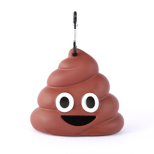 Dispensador de Bolsas de Basura Desechables Portátiles con Forma de Caca, con Clip, Sostenible y Conveniente para Caminar al Aire Libre - Product Image 6