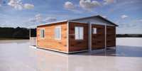 Maison mobile préfabriquée Skyacross 20FT à installation rapide, extensible, avec chambre à coucher