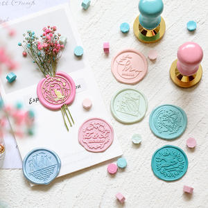 Granulés de cire à cacheter Suidis 7cm*5.5cm séchage rapide pour sceau, plusieurs couleurs disponibles - Product Image 3