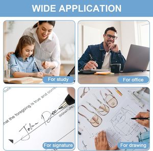 Wholesale Custom Logo 0.5mm Cute Style Black <b>Gel</b> Ink <b>Pen</b> <b>Set</b> Matt Frosted Finish Plastic Advertising Promotional Gift Blue Green - Product Image 4