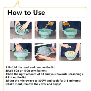 Складная миска для попкорна - Product Image 6