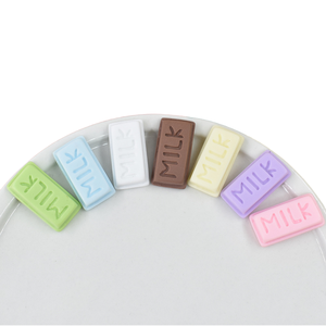 Cabochons plats en résine CHIHUA, chocolat au lait coloré artistique, pour maison de poupée, scrapbooking, accessoires de bricolage - Vente chaude - Product Image 1