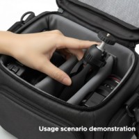 Mini trépied en aluminium personnalisé, support flexible en métal pour projecteur, anneau lumineux, bâton à selfie, cadre de voyage pour appareil photo, téléphone 1080p 10-80