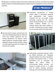 Boîte aux lettres murale en acier noir avec serrure à code, petite et compacte, économique, intelligente, pour usage commercial, en vente - Product Image 5