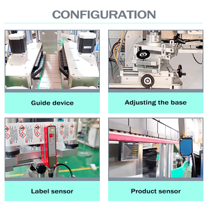 Tốc độ cao Tự động Chai Thủy Tinh chai nhựa Mỹ phẩm sơn móng tay hai mặt máy dán nhãn - Product Image 5