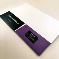 Carpeta de Presentación Empresarial con Logotipo Personalizado, Tamaño Carta A4/A5, Dos Bolsillos, Carpeta Publicitaria con Diseño de Bolsa Portadocumentos de PP Colorida