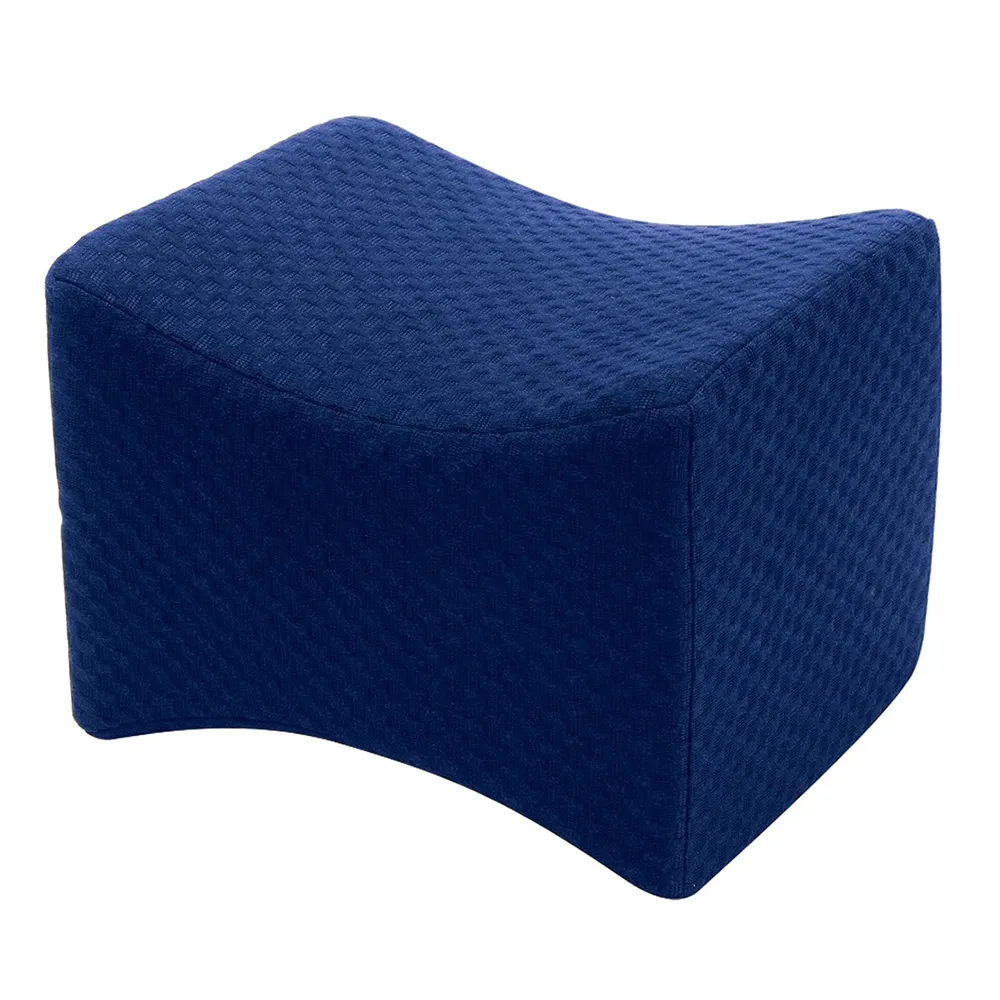 Dormeurs latéraux Oreiller ergonomique en mousse à mémoire de forme pour le genou Douleurs dorsales Colonne vertébrale Cale amovible Sommeil profond Oreiller orthopédique pour les jambes et les genoux