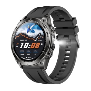 Definite M11-D43B 5ATM barometer air pressure altitude compass <b>GPS</b> ChatGPT global smart <b>watches</b> AI voice music flashlight - Product Image 6
