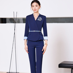 Women's Suit Set Satin Three Quarter Sleeve Short Skirt Office Lady Spring Breathable Elegant Slim Fit - Product Image 4