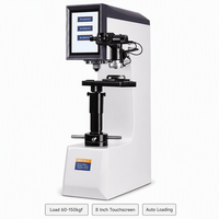 Digital Brinell Rockwell Vickers Hardness Tester 3-in-1 Universal Hardness Testing Machine 8 Inch Touchscreen Auto Loading