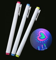Stylo invisible avec lumière UV sécurité anti-contrefaçon Magic UV Invisible Markers pack jeu d'espionnage