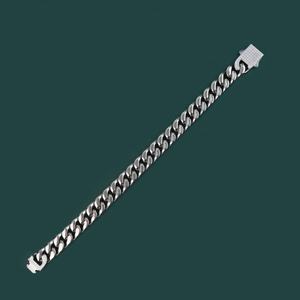 Nueva Pulsera de Cadena de Acero Inoxidable Clásica para Hombre y Mujer, Estilo Cubano, con Cierre Iced, Regalo de Joyería de Moda - Product Image 5