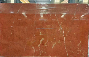 Marbre rouge veiné d'<span class=keywords><strong>Alicante</strong></span> (Espagne) pour sols, comptoirs et revêtements muraux – Dalle de marbre rouge - Product Image 2