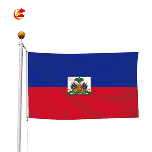 Bandera Nacional de Palestina de un Solo Lado en Rojo, Verde, Blanco y Negro - Product Image 2
