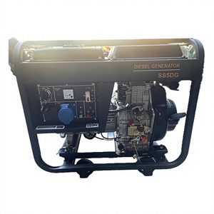 Générateur diesel SS SAMSON 5KW de qualité industrielle, 240V 50Hz, démarrage électrique, châssis ouvert, système de refroidissement par air portable - Product Image 1