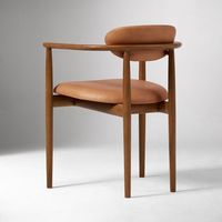 Chaise de salle à manger en cuir PU moderne de luxe nordique pour appartement salon chaise de loisirs Restaurant café meubles d'hôtel