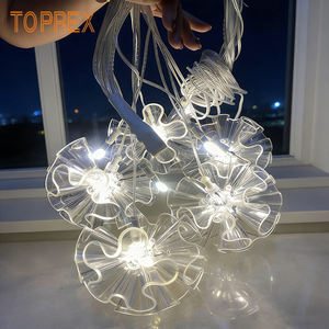 Expédition rapide, en stock : Guirlande lumineuse d'intérieur 1,7 m, 10 fleurs, blanc chaud, à brancher, décorative, pour fêtes, mariages et décoration intérieure - Product Image 3