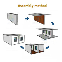 Maisons mobiles modulaires, plans de maisons à 3 chambres, dessin de maison conteneur, maison préfabriquée, deux salles de bain, conteneur pliable