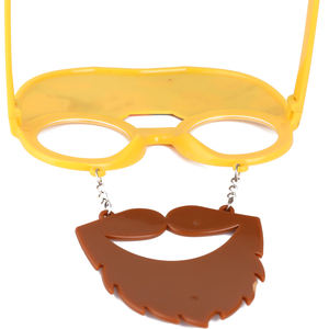 Enfants transfrontaliers barbe lunettes drôles fête atmosphère accessoires forme concave <span class=keywords><strong>photo</strong></span> décoration miroir mâle et femelle 179 37 - Product Image 4