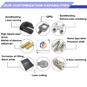 Máy tiện tự động CNC chuyển quá trình hình trụ định vị Pin trục cọ xát dây trục cán Pin sửa chữa SS304 trục Pin - Product Image 4