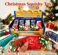 Jouet Squishy Kawaii en Mousse PU à Remontée Lente, Décoration de Noël, Anti-stress, Cadeau Sensoriel pour Adultes