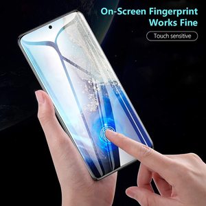 Protecteur d'écran pour <span class=keywords><strong>Samsung</strong></span>, 2 pièces, <span class=keywords><strong>Film</strong></span> adhésif en <span class=keywords><strong>verre</strong></span> <span class=keywords><strong>trempé</strong></span> dur avec bord incurvé 3D pour Galaxy S21 Ultra Plus S20 Note 20 9H - Product Image 6