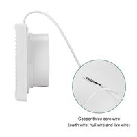 Quantités limitées disponibles - Ventilateur axial mural électrique pour salle de bain et cuisine - Prise en charge OEM/ODM