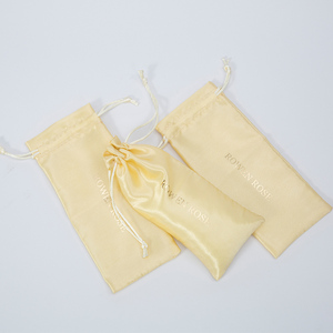 <b>Personalized</b> Drawstring Wig <b>Bag</b> Custom Logo Packaging Silk Hair Extension <b>Bag</b> Satin Wig <b>Bag</b> for Hair Bundles - Product Image 6