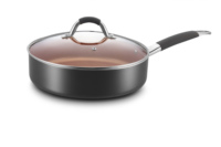 Ustensiles de cuisine antiadhésifs marmite de cuisine de grande capacité pour la maison ensemble de base, casseroles et poêles ensemble de 12 pièces ustensiles de cuisine en aluminium antiadhésifs