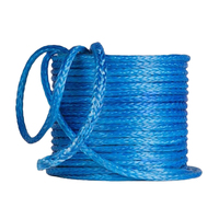 Cordage d'amarrage tressé en UHMWPE à 12 brins, durabilité et résistance supérieures, pour usage nautique et maritime