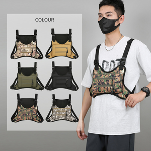 Tas Dada Pria Oxford Tahan Lama Motif Kamuflase Digital, Dapat Disesuaikan, Untuk Perjalanan, Olahraga, Serbaguna, Taktis, Bersepeda, Outdoor, Modis - Product Image 5