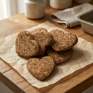Golosinas Horneadas de Heno Timothy en Forma de Corazón OEM, Snacks Naturales de Alta Fibra para Masticar, para Animales Pequeños, Regalo de San Valentín, Marca Privada - Product Image 1