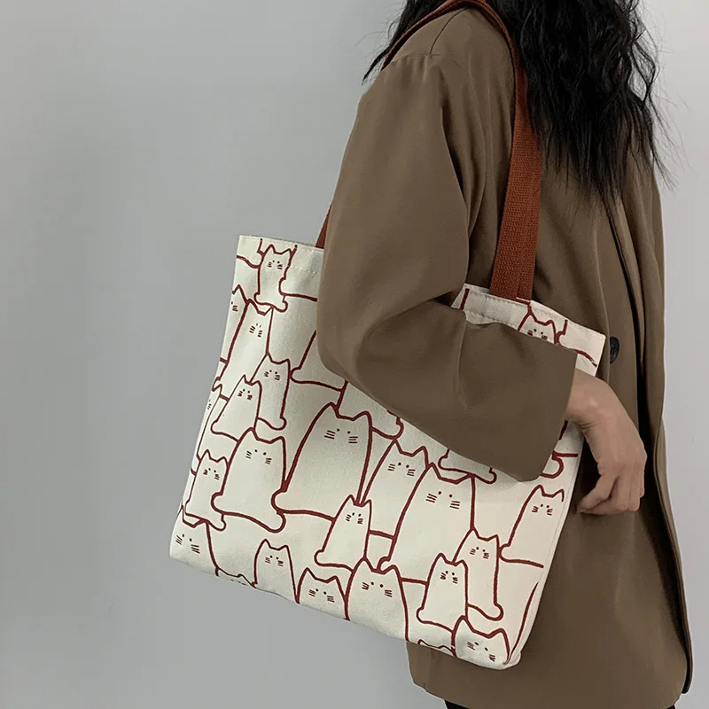 トートバッグ LCDC : 25SS / KAT PRINT SHOULDER BAG (2COLORS) Hcda93bd84a834f8e8c9161f96e918