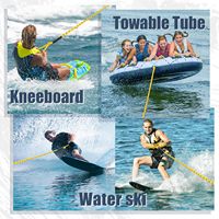 Tali Ski Air Berkualitas Tinggi 2mm-30mm, Tali PE Monofilamen Berongga Kepang, Tali Penarik Air untuk Olahraga Air