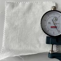 Tissu synthétique en lin imprimé, léger, ignifuge et antistatique, en polyester filé slub 130 g/m², pour rideaux voilages, chemises et robes