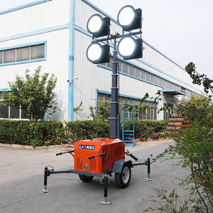 Torre di Illuminazione Mobile 7M per Lavori all'Aperto/Illuminazione di Emergenza, Attrezzatura Industriale per Costruzioni - Product Image 2