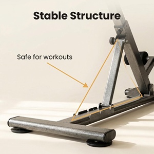 Banco de extensión de espalda ajustable y portátil para culturismo, máquina de hiperextensión para uso en gimnasio en casa, silla romana - Product Image 4