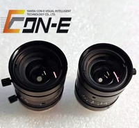 Objectif de caméra industrielle HIKROBOT MVL-HF2524M-10MP 25mm F2.4 10MP à focale fixe en aluminium avec monture C, haute résolution pour vision industrielle M27