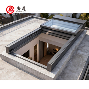 Lucernario Elettrico Retrattile Pieghevole Intelligente in Lega di Alluminio Antivento <span class=keywords><strong>per</strong></span> Seminterrati, Vani Scale, Uscite sul <span class=keywords><strong>Tetto</strong></span>, Design Personalizzato - Product Image 2