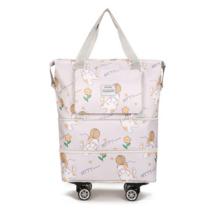 <span class=keywords><strong>Sac</strong></span> de rangement multifonctionnel et polyvalent pour vêtements, grande capacité, <span class=keywords><strong>sac</strong></span> de bagages à main, <span class=keywords><strong>sac</strong></span> de maternité à roulettes universelles - Product Image 2