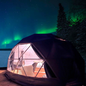 Tienda de cúpula redonda geodésica para tienda glamping de feria comercial - Product Image 2