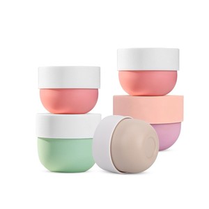 Suministro de fábrica: Lata de 500g para leche corporal, champú, crema, mascarilla, pasta de mascarilla de 300g, botella de PP de boca ancha, fondo redondo, doble capa - Product Image 1