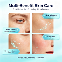 Crème hydratante au collagène Lance Private Label, raffermissante, anti-taches brunes pour le visage, hydratation profonde au collagène et lissage de la peau